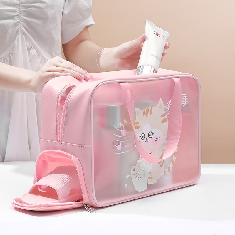 Dry Wet Separation Cosmetic Bag New Portable Travel Bag Large Capacity Wash Bag out Buggy Bag Factory Direct Sales