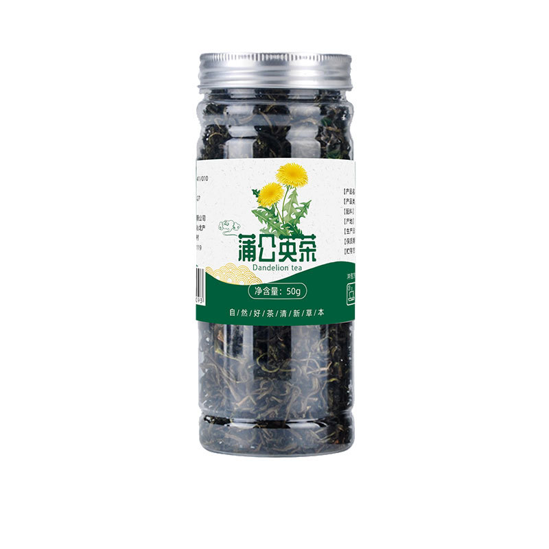 Dandelion Tea Canned 50G English Leaf Fire Extinguishing Tea Taraxacum Mongolicum Hand.-Mazz. Dandelion Root Chrysanthemum Tea Wholesale Delivery