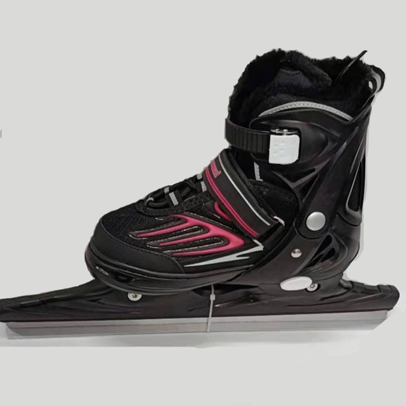 伴威可调球刀速滑冰刀鞋儿童滑冰鞋溜冰鞋冰刀初学者男女保暖冰刀