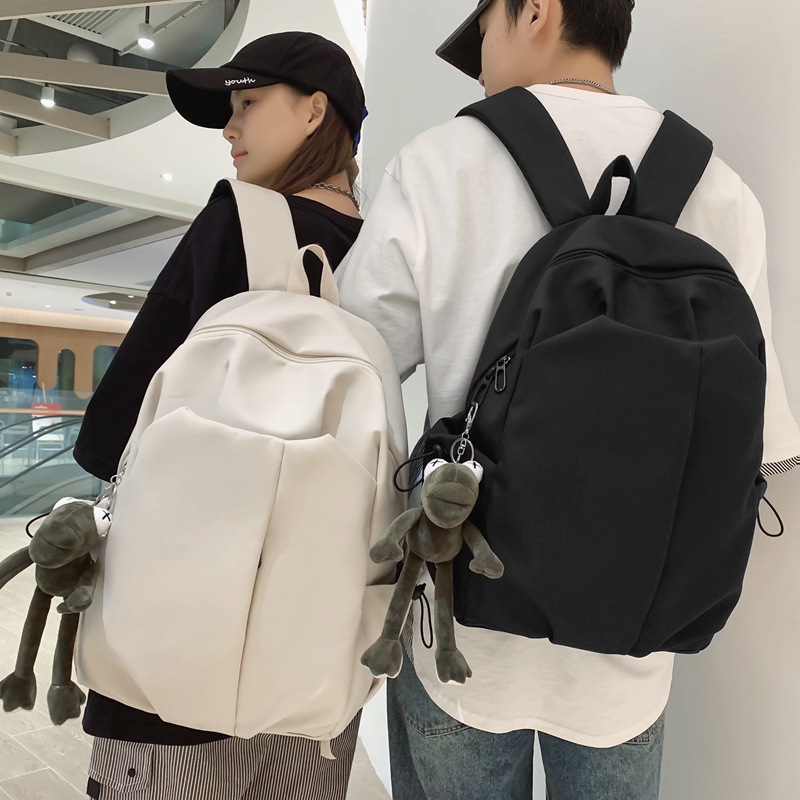 Trendy Brand Backpack Men's Fashion Trend Junior's Schoolbag Female College Student High School Leisure Large Capacity Travel Backpack