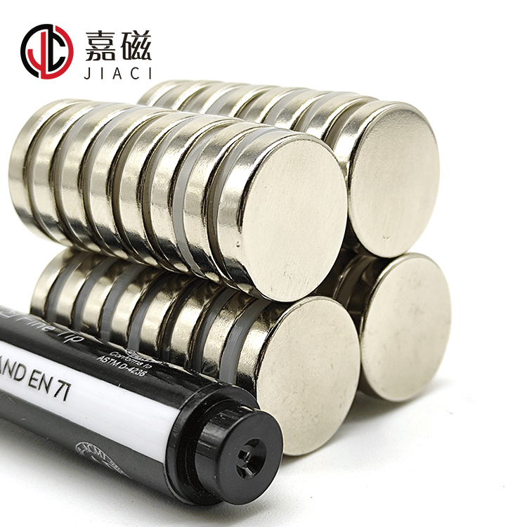 厂家现货强磁铁直径15*1/2/3/4/5mm 圆形强磁 门吸配件吸铁石磁钢