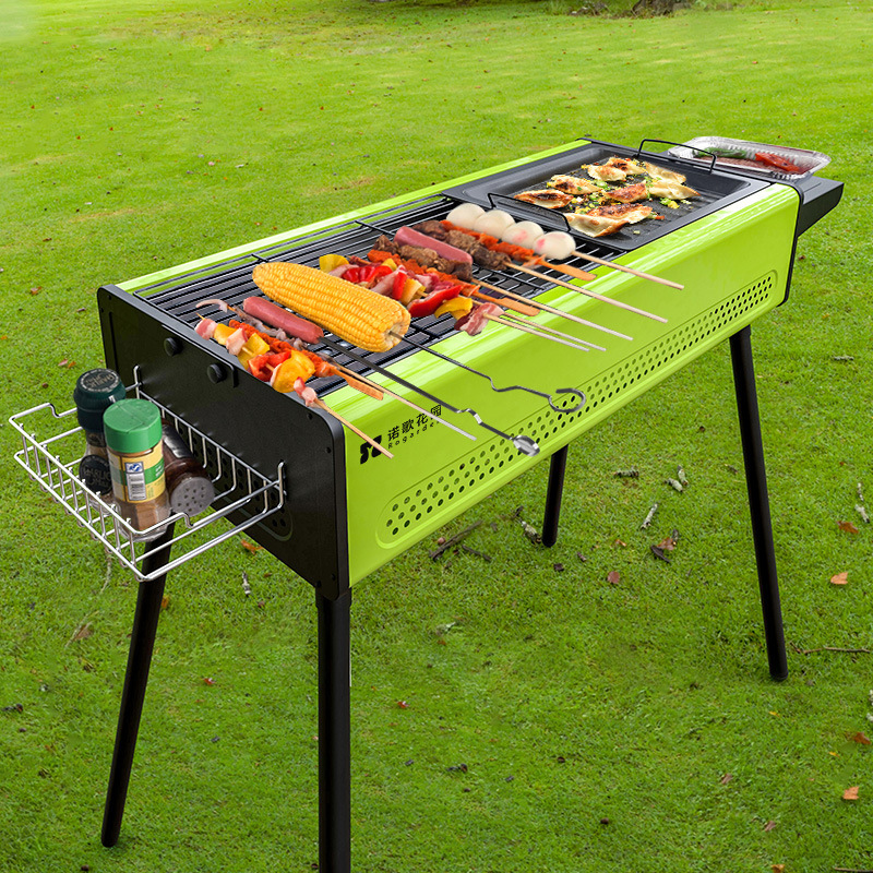 户外烧烤架庭院家用烧烤炉子便携烤肉木炭加厚烤炉子神器