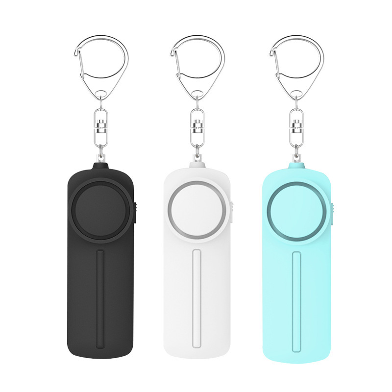 Exclusive for Cross-Border Personal Alarm Abs Material Pull Ring Women's Anti-Wolf Alarm Self-Defense Keychain
