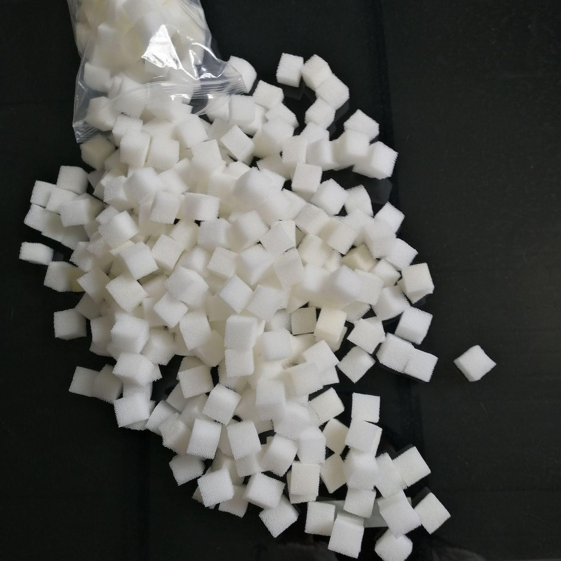 亲水海绵填料 白色聚氨酯海绵生物填料 污水处理生物挂膜亲水海绵