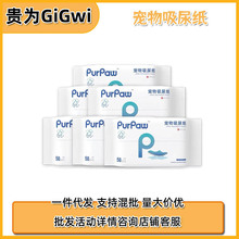 GiGwi贵为擦狗尿用品狗尿垫片清理宠物吸水纸擦尿速干尿布吸尿纸