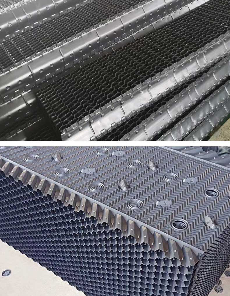 晟兴现货供应工厂机械圆形玻璃钢冷却塔填料发电厂方形凉水塔填料