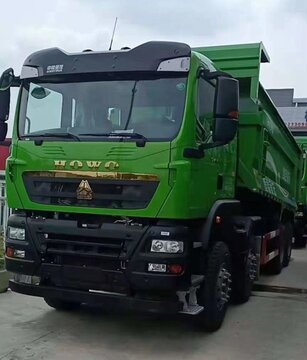 5米自卸车渣土车前四后八环保绿-阿里巴巴