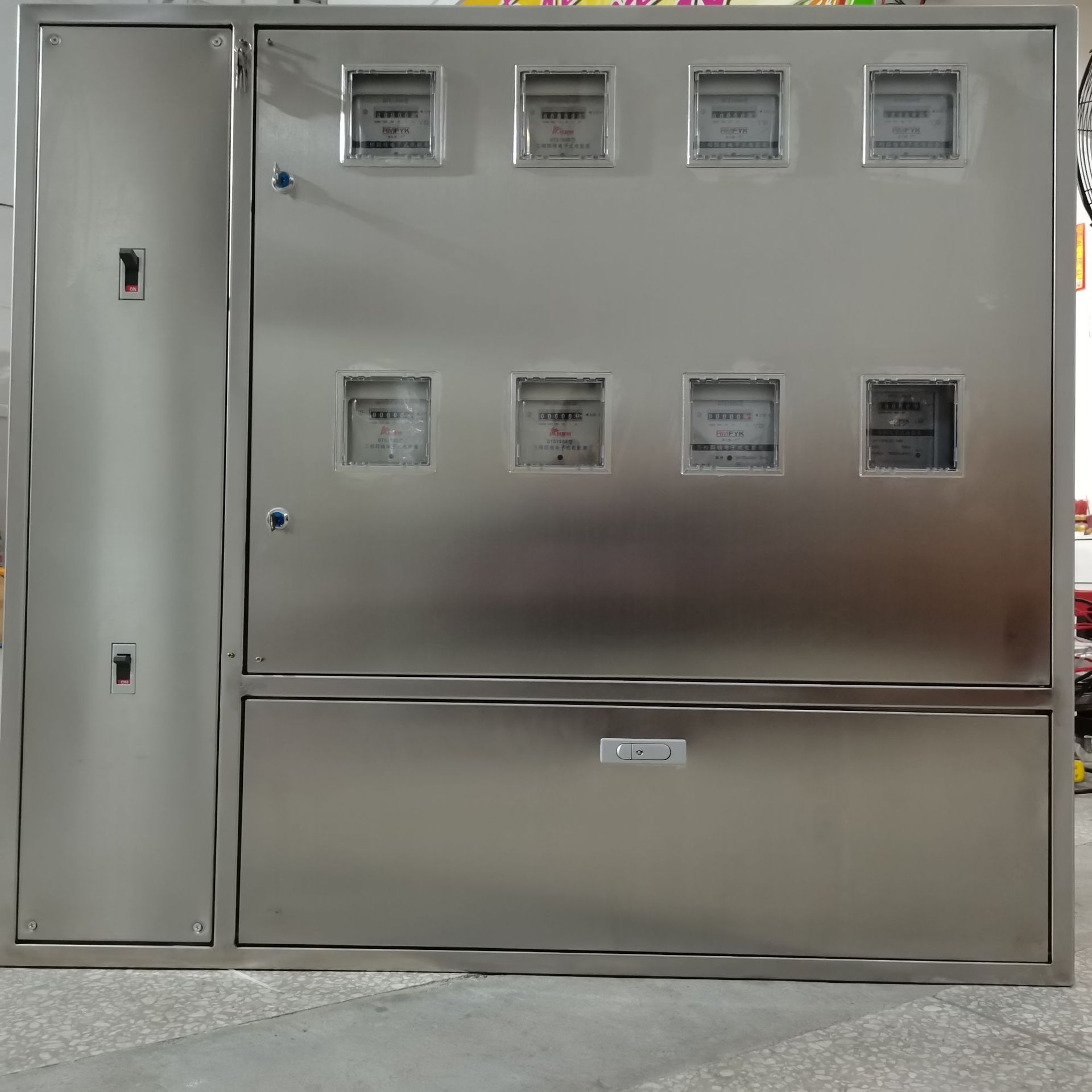成套不锈钢低压计量预付费电表箱 正泰照明临时工地动力电表箱柜