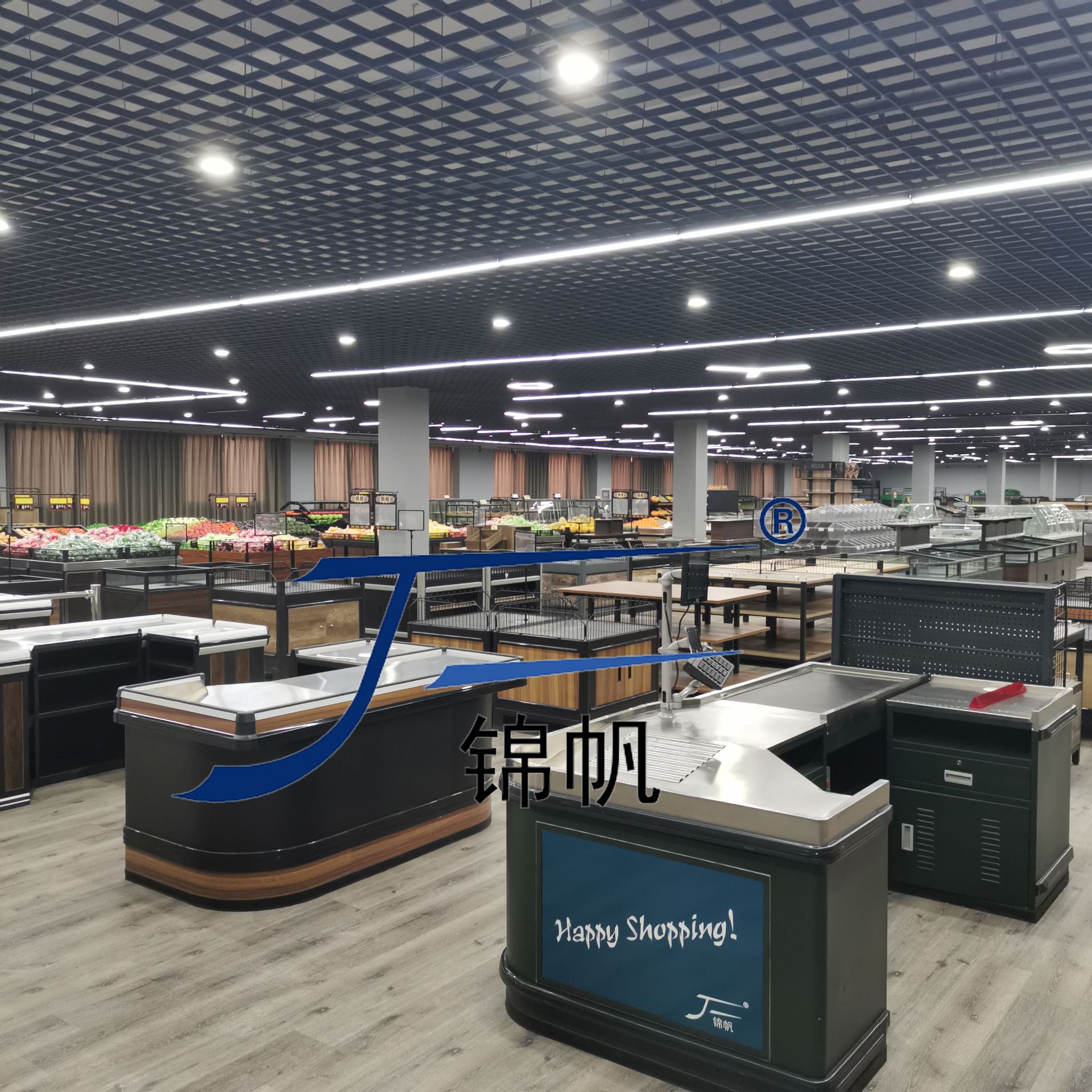 厂家供应收银台超市收银台便利店收银柜超市收银结账台定制