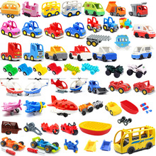 Large Building Blocks Car Model Children's Urban Traffic跨境