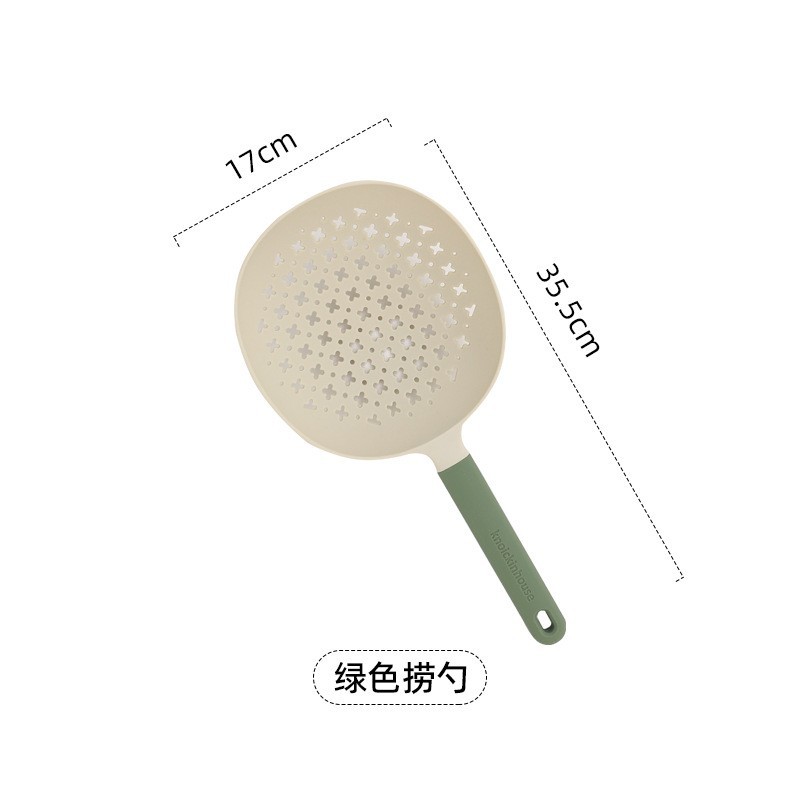 Good-looking Pasta Spoon Big Strainer Household Kitchen High-Temperature Resistant Dumpling Draining Pasta Strainer Spoon Strainer Drain Strainer