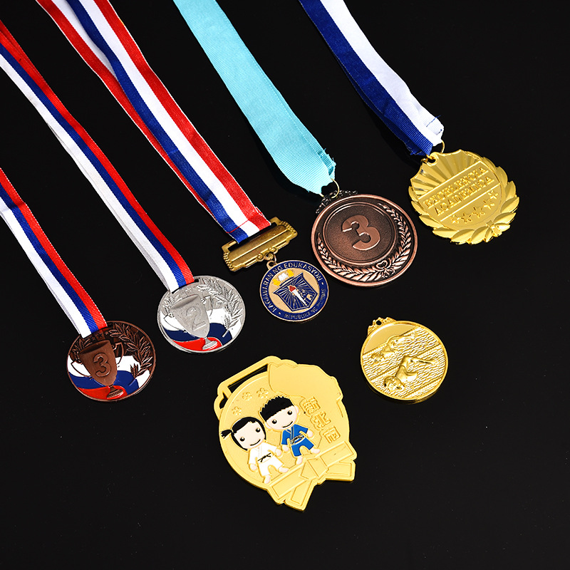 Competition Metal Medal Customization Sports Marathon Listing Souvenir School Kindergarten Honor Medal Customization