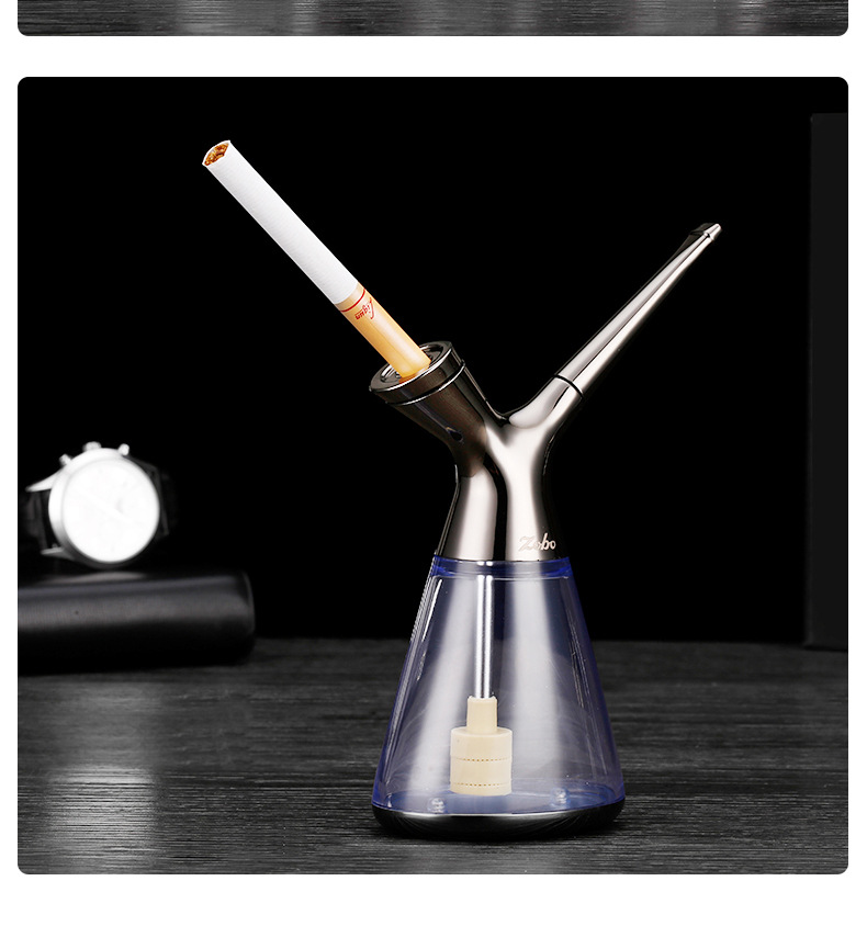 zobo正牌水烟壶过滤烟嘴烟斗男士烟袋锅水烟筒全套水烟丝烟草专用