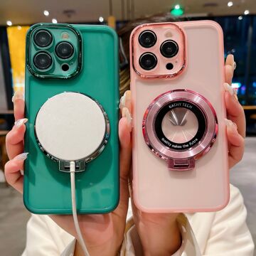 适用vivoy18手机壳4g磁吸支架带镜头膜y03全包防摔软壳超薄简约潮