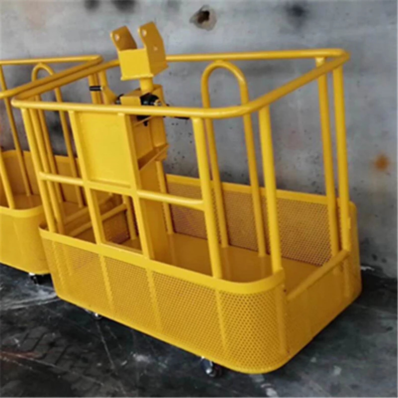 旋转式吊车吊蓝 升降式高空作业吊篮 园林高空吊框吊笼