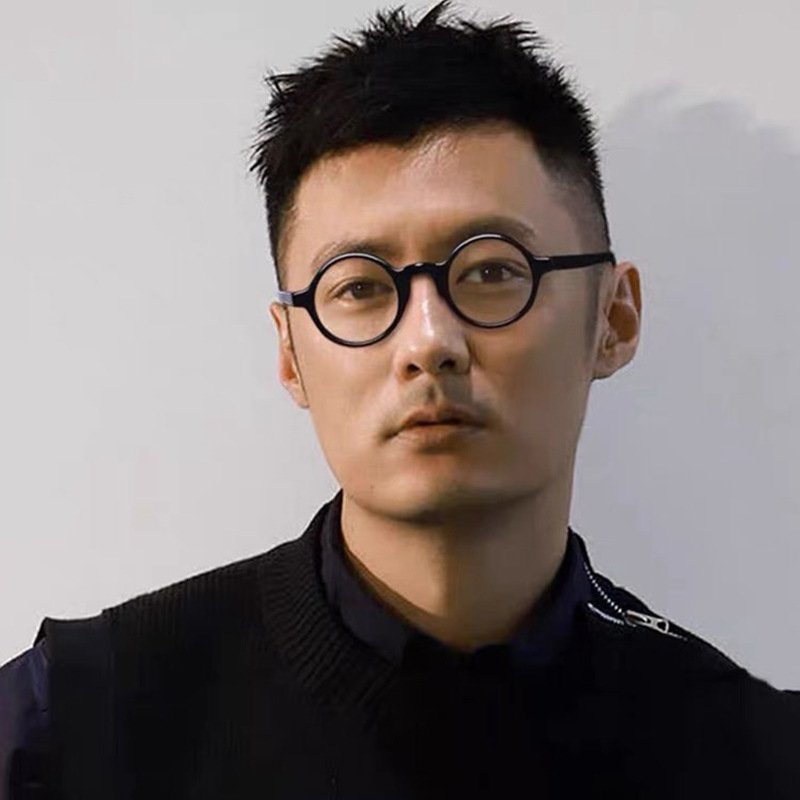 日系波士顿圆镜架 复古余文乐mos同款cot板材眼镜框zolman马士高