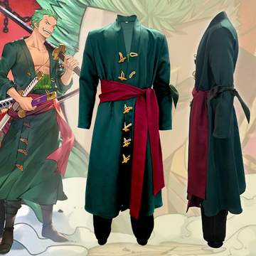万圣节海贼王同款角色扮演和之国cos服两年后cosplay罗罗诺亚索隆