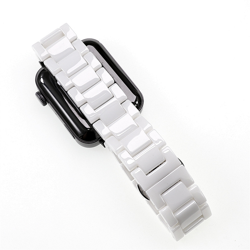 适用于小米手表专用接口表带陶瓷智能watch运动表链替换腕带配件