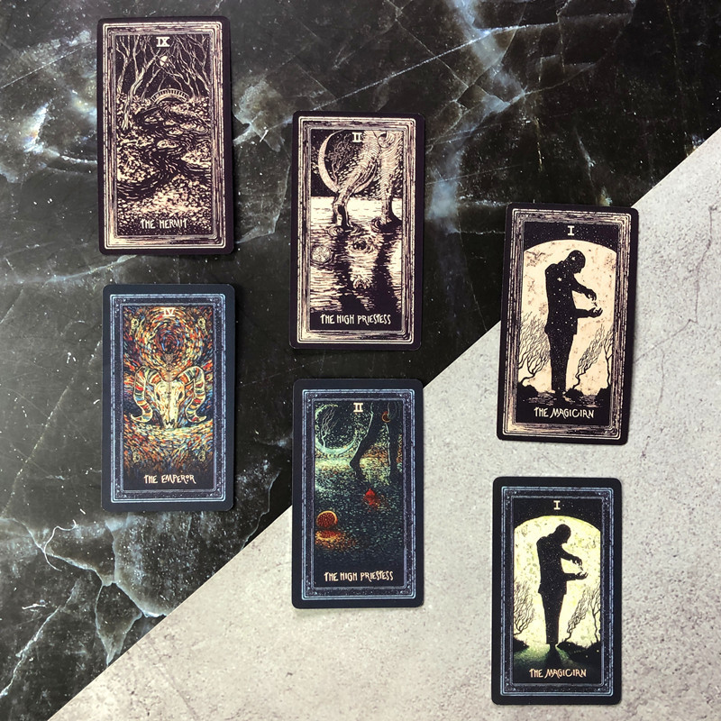 英文塔罗牌耀光棱镜塔罗牌prisma visions tarot休闲桌游卡牌