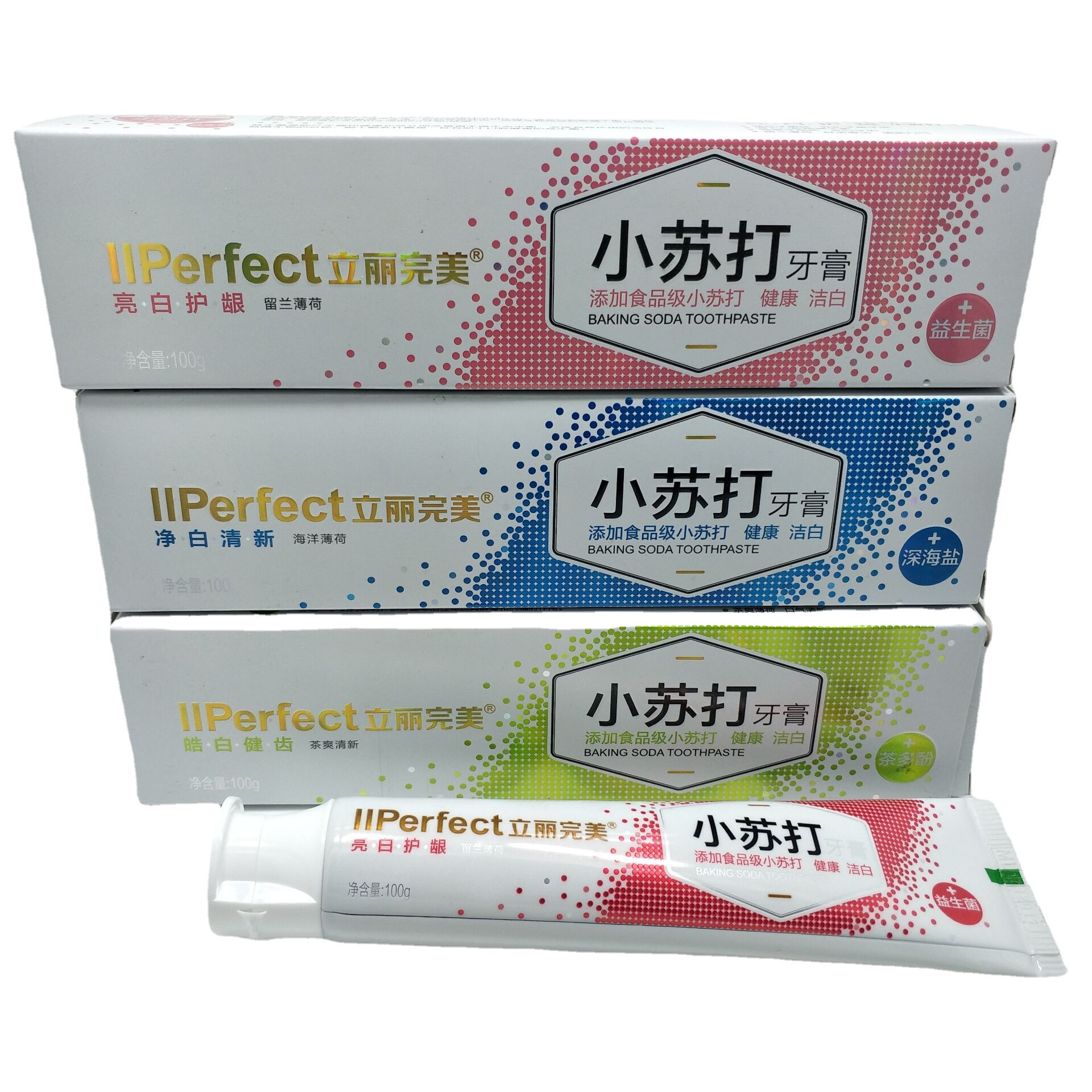 牙膏批发立丽完美100克食品级小苏打牙膏