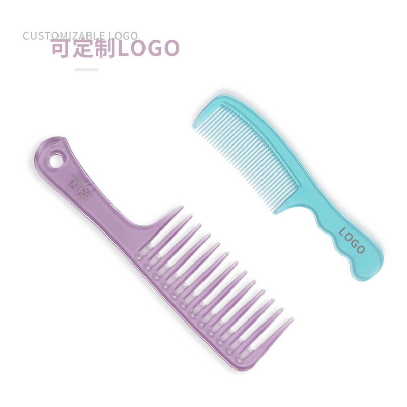 Transparent Jelly Multi-Specification Plastic Girl Comb Household Simple Korean Style Small Portable Hair Comb Small Comb