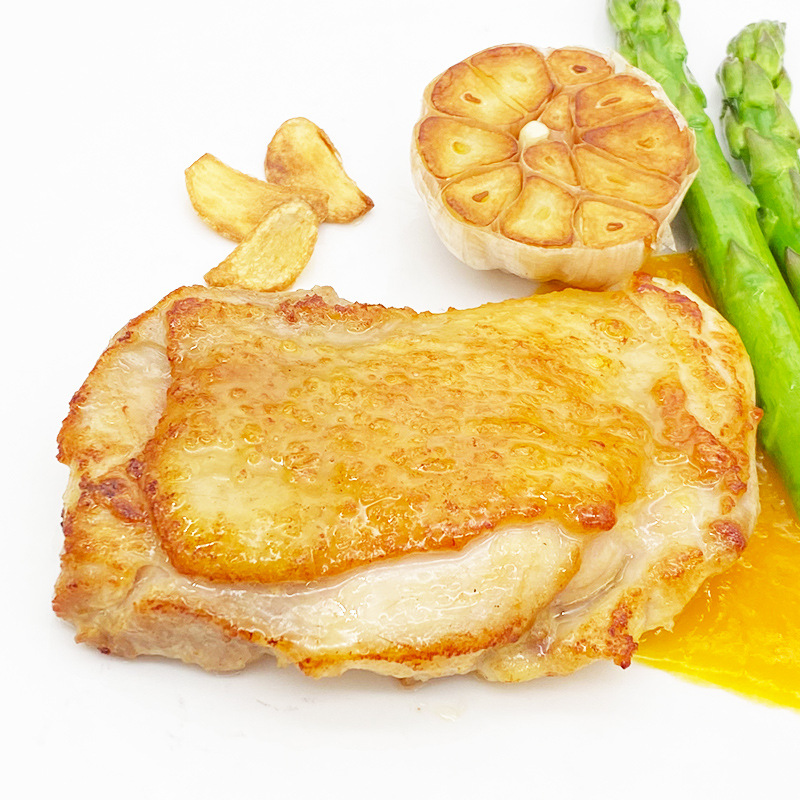 蒜香脆皮鸡扒1kg/10片家庭速食外卖调理腌制鸡腿鸡排汉堡食材批发