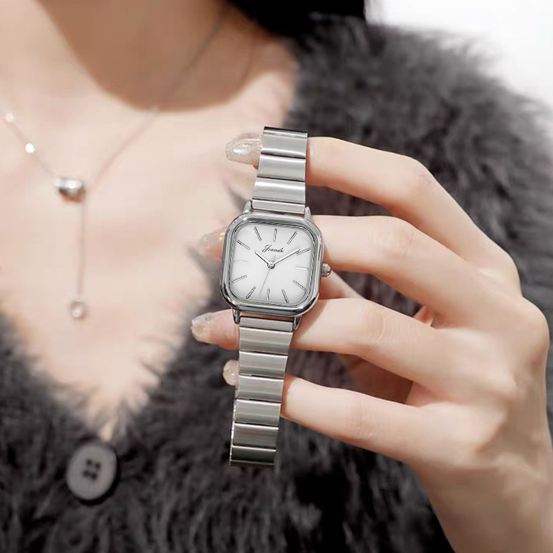 Song Langdi Fashionable Elegant Women's Watch Light Luxury Elegant Watch Women's Tik Tok Live Stream Waterproof Steel Belt Quartz Watch