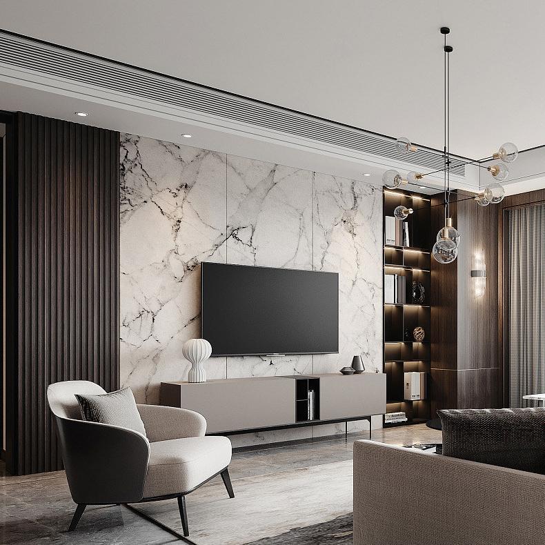 华胜黑色实木格栅板护墙板装饰板墙板电视背景墙条板木饰面板