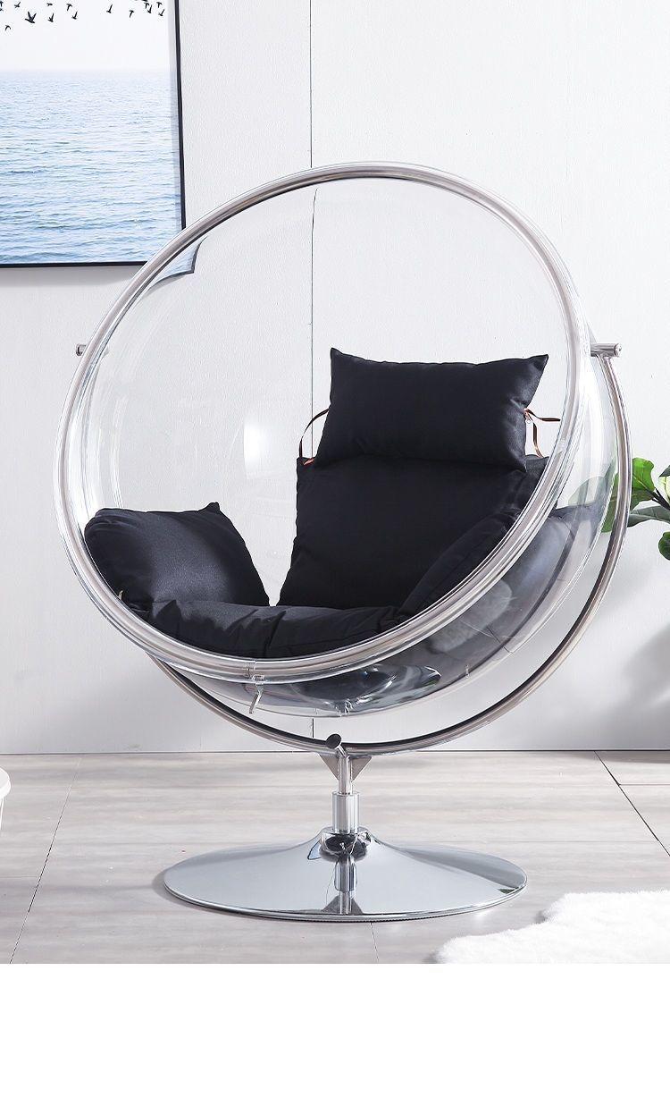 透明泡泡椅网红玻璃球室内吊椅吊篮吊球太空椅北欧户外秋千民宿