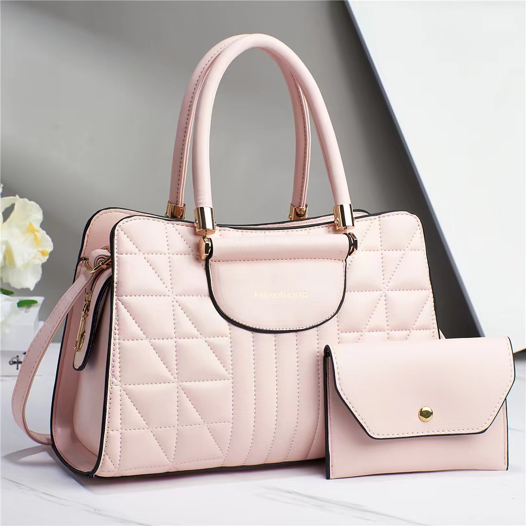 Lady's Bag New Women's Bag European and American Fashion & Trend Women's Shoulder Bag Handbag Mother and Child Bag Two-Piece Set