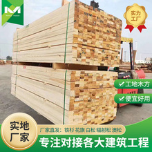 供应桥梁方木木板建筑木方白松工程支模木方 工地工程用木方工厂