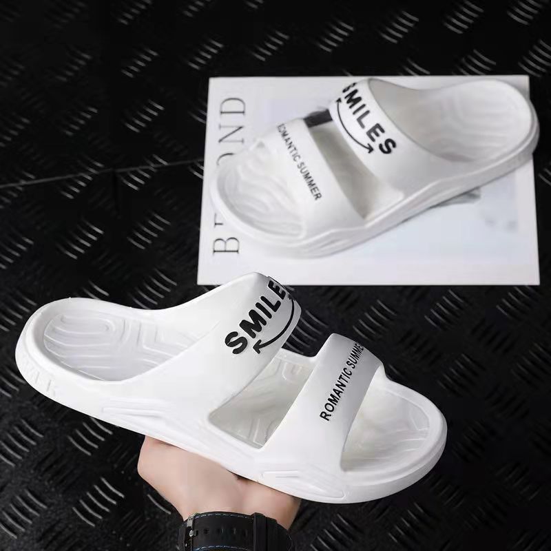 2022 New Style Drooping Men's Slippers Men's Summer Bath Bathroom Slippers Thickened Sandals Chinese Style