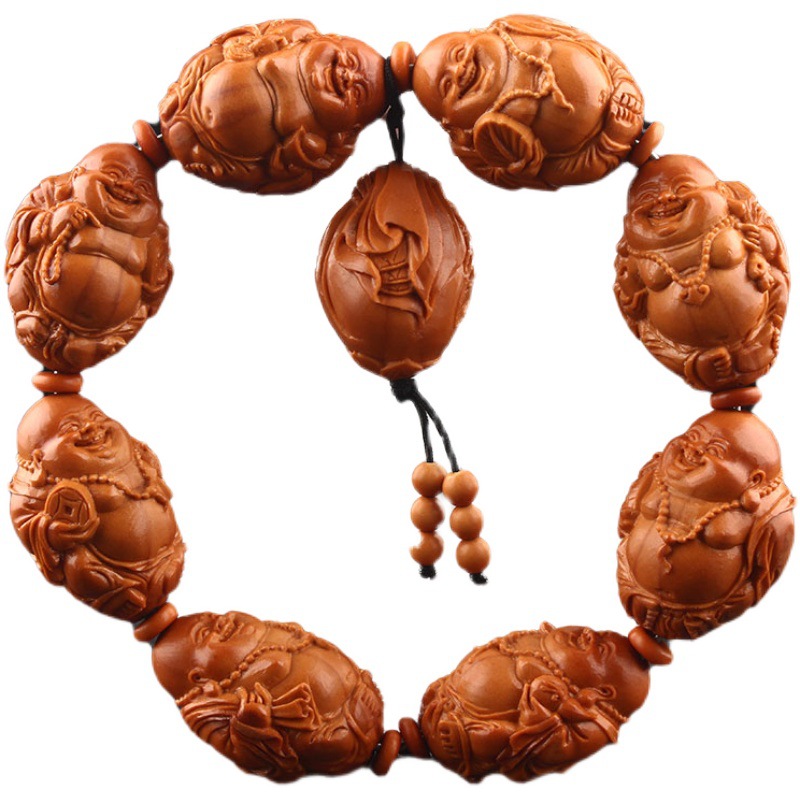 刘人义弥勒橄榄核手串男士 1.