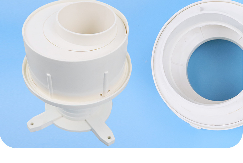 pvc连体防漏宝 可调节排水止水节预埋套筒塑料水管 积水处理器