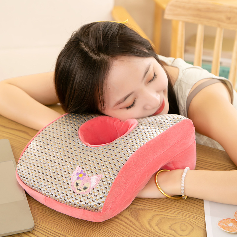 记忆棉枕头小学生午睡枕夏天趴趴枕办公室午休神器儿童枕头学生