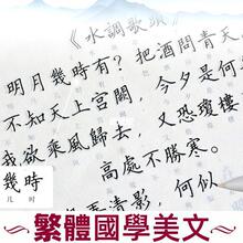 繁体字练字帖成人小学生儿童描红本香港简化字对照字典古风台湾颜