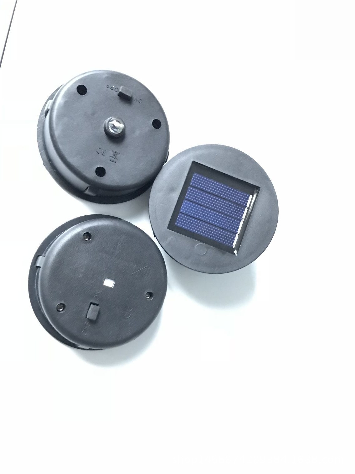 太阳能灯配件二档三档功能 陶瓷罐玻璃瓶树脂铁艺灯笼工艺品灯盖