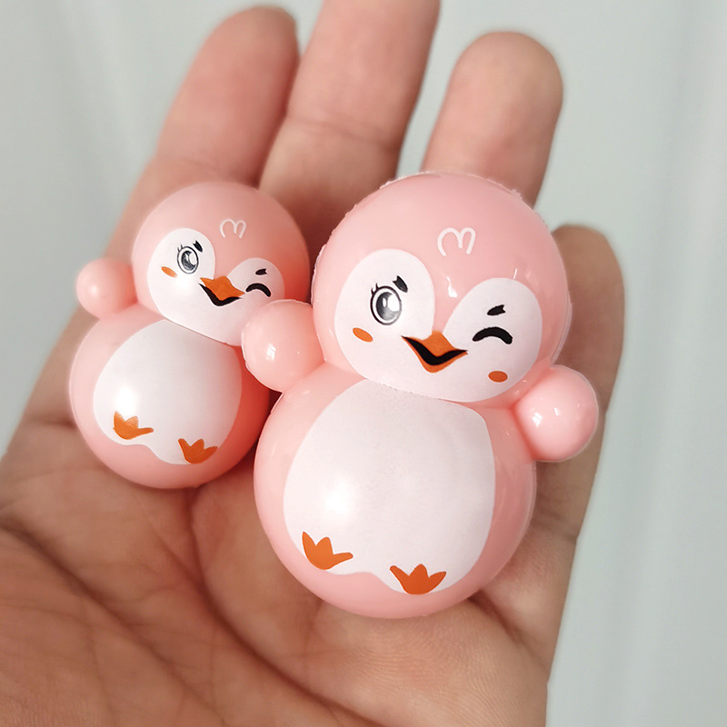 抖音同款迷你不倒翁大号卡通小玩具摆件夜市批发地摊货幼儿园赠品