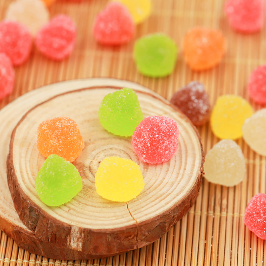 trolli德国口力零食橡皮糖散装水果糖 (酸小不点)形2.5公斤