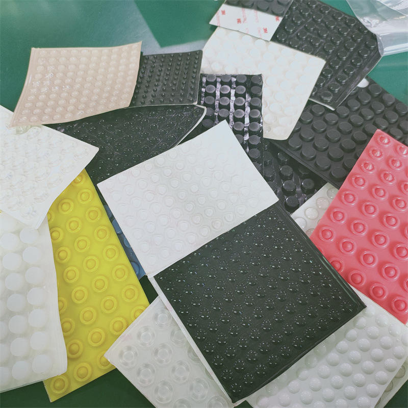 硅胶防撞胶粒橱柜门把手家具衣柜静音缓冲垫马桶盖防撞颗粒消音贴