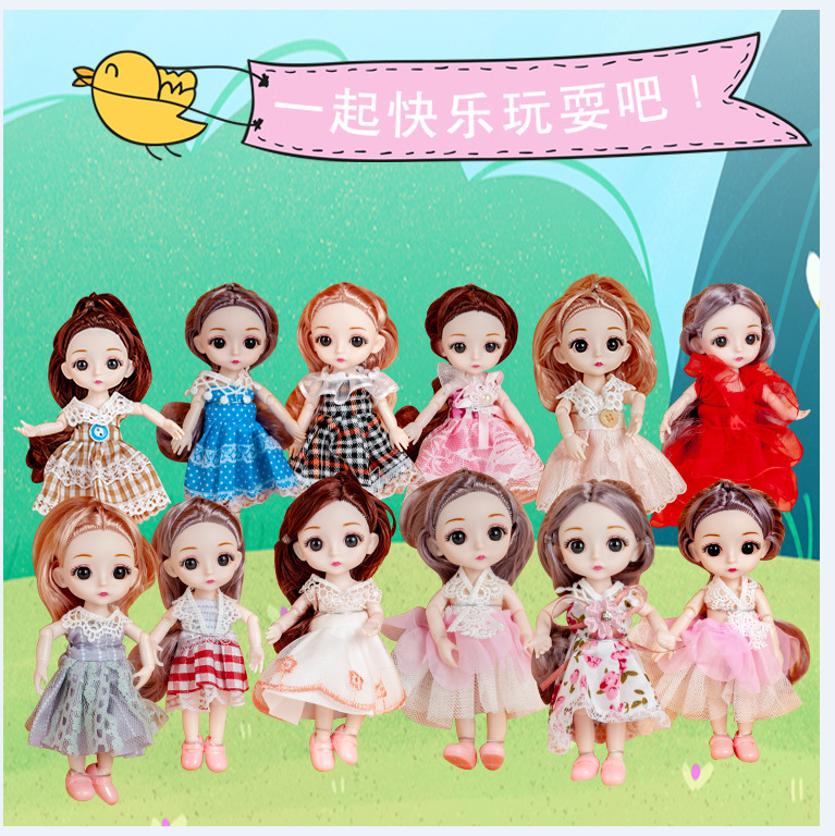 6-Inch Multi-Style Fashionable Exquisite Doll Gift Box Girl Toy Training Institution Gift Girls Birthday Gifts