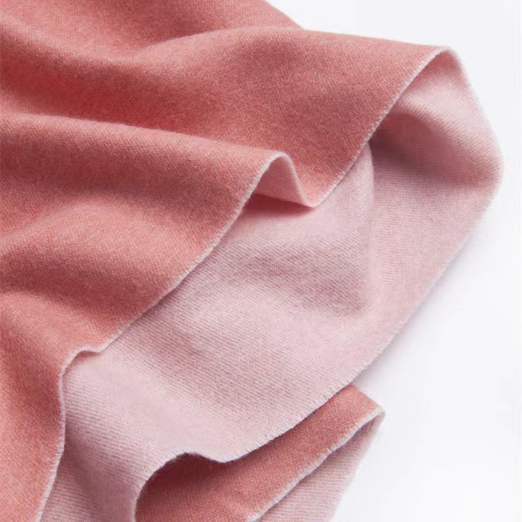 2022 Autumn and Winter New Double-Sided Two-Color% Cashmere Scarf Women's High-Grade Versatile Scarf Skin-Friendly Warm Scarf