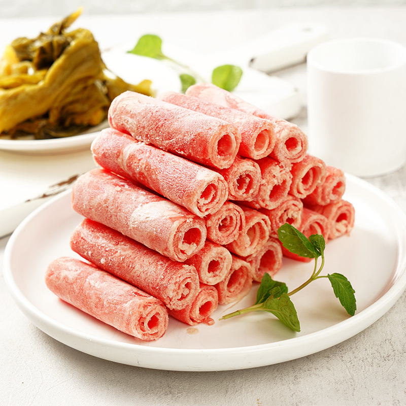 25日发货【大希地】肥牛卷火锅250g*5袋