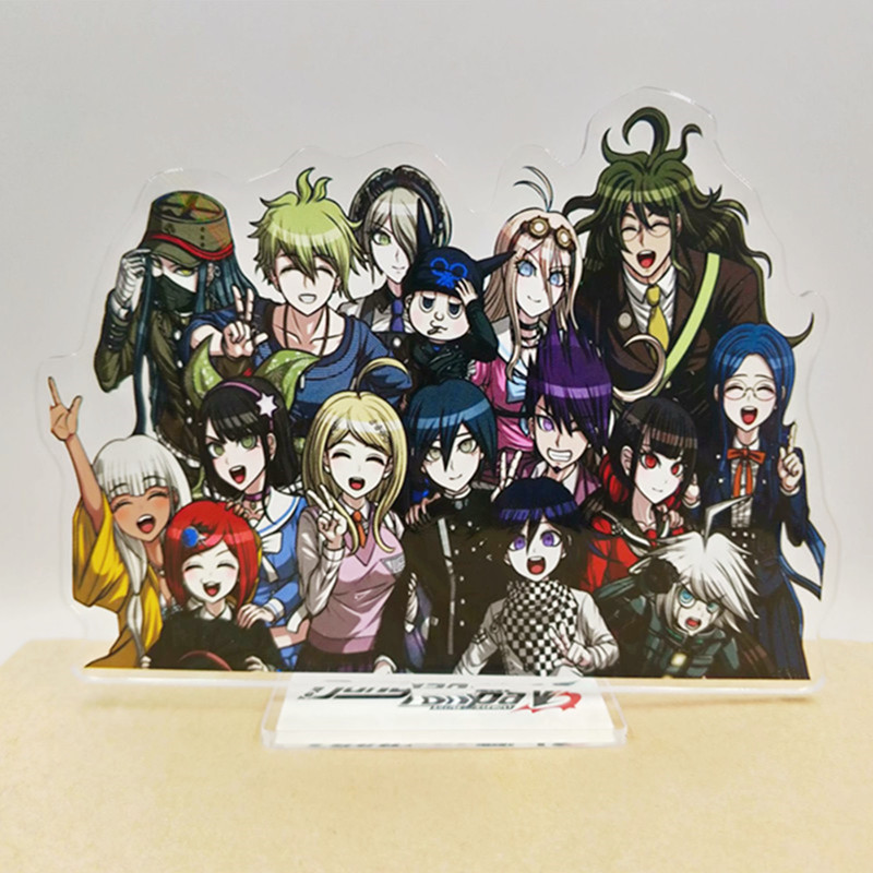 弹丸论破周边动漫黑白熊苗木诚公仔镭射亚克力人形立牌手办摆件