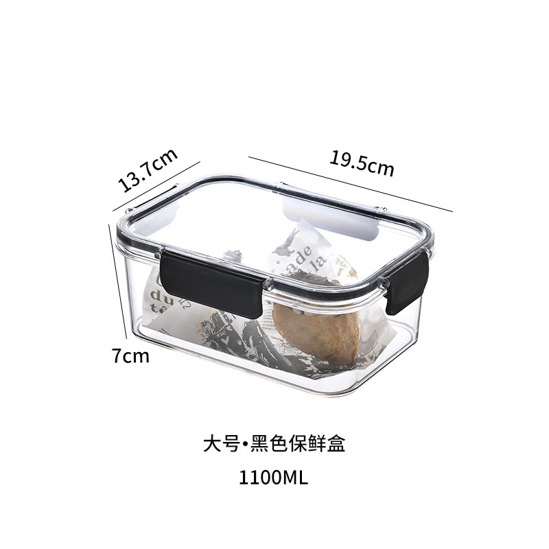 Crisper Food Grade Refrigerator Special Storage Box Frozen with Lid Sealed Box Food Dumplings Box Vegetable Food Can