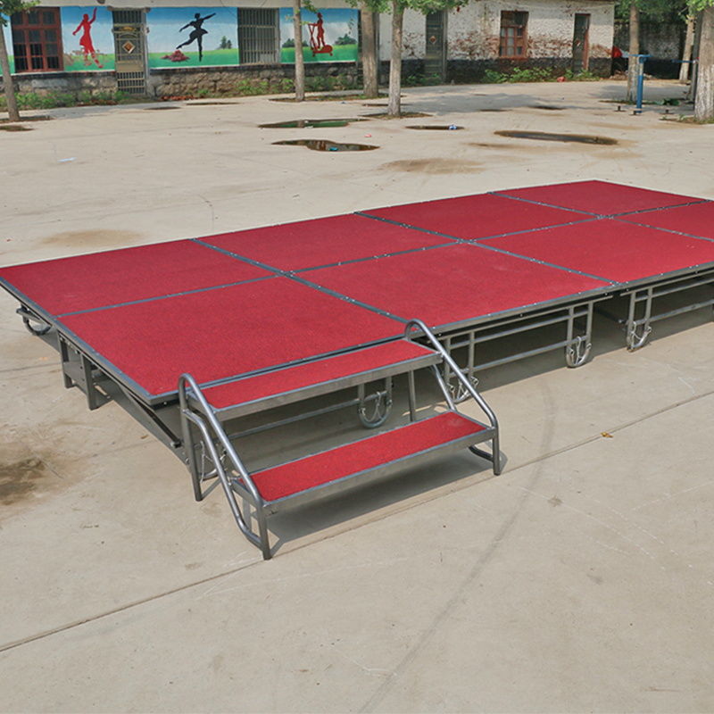舞台架子酒店移动活动舞台学校钢铁折叠t台拼装厂家直销厂家直销