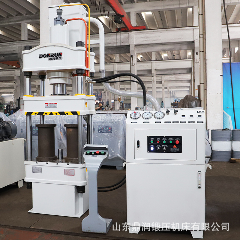 鼎润厂家100吨四柱液压机 通用100t常规油压机 快速增速压型压床