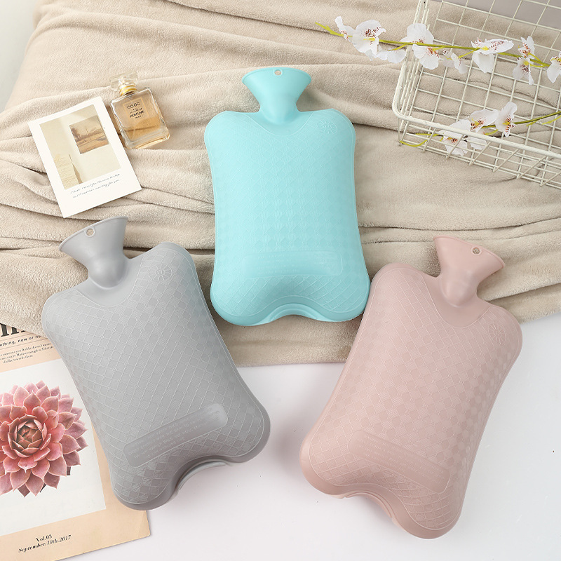 PVC Hot Water Bag Water Injection Type Hot-Water Bag Hand Warmer Thickened Anti-Cartoon Heating Pad Warm Waist Hot Compress Palace Belly