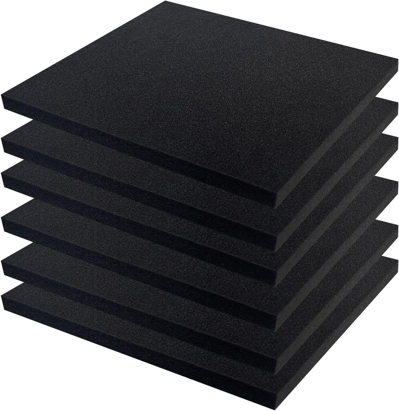 6片装聚氨酯泡沫板40*30*3cm泡沫垫装箱工具箱相机存储可切割泡沫