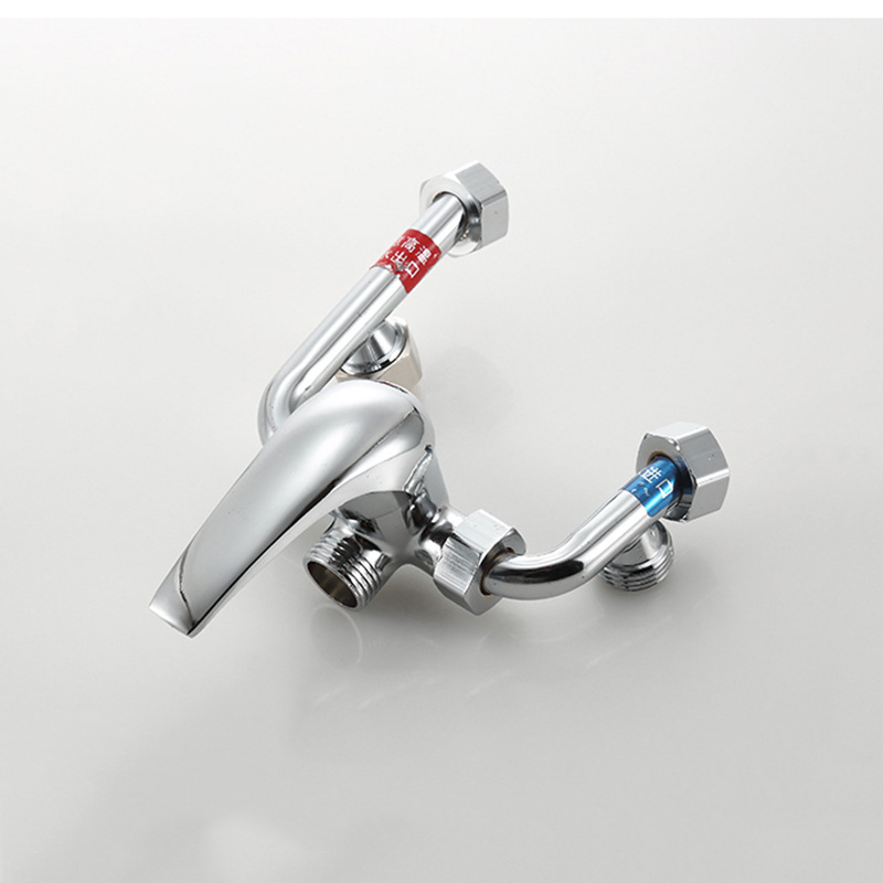 锌合金u型阀 电热水器明装混水阀冷热开关淋浴龙头 厂家批发